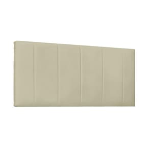 Cabeceira Painel Arizona Solteiro 90cm Corino Bege