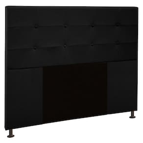 Cabeceira Cama Box Casal Queen 160cm D10 Safira Corano Preto - Mpozenato