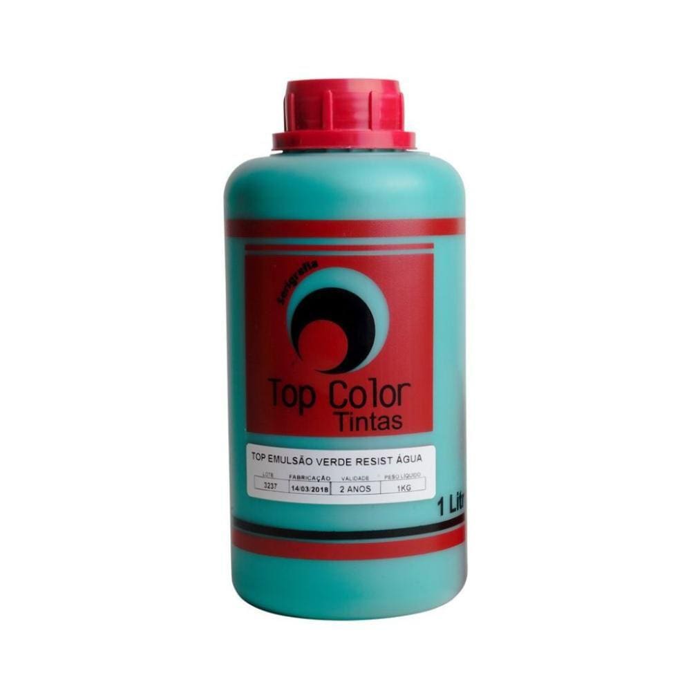 Emulsão Verde para Telas de Serigrafia Top Color (1kg)