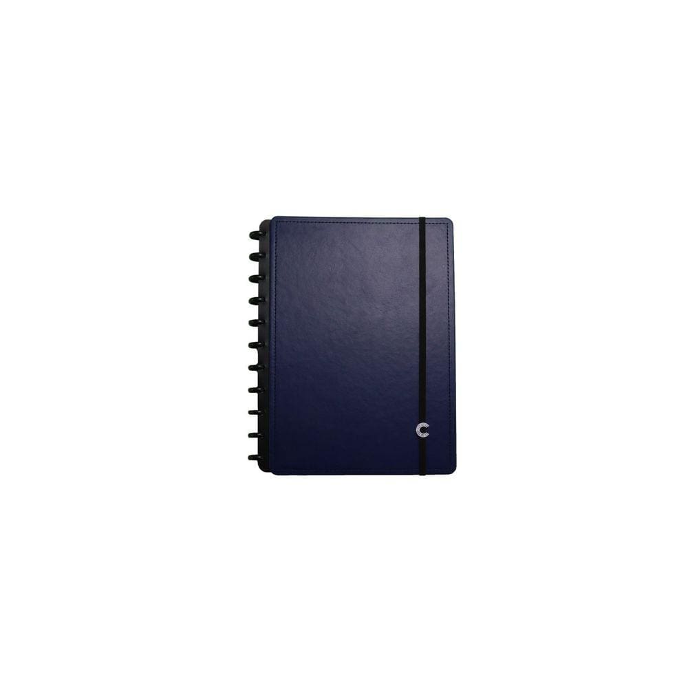 Caderno Inteligente Dark Blue Tamanho Grande 80 Folhas