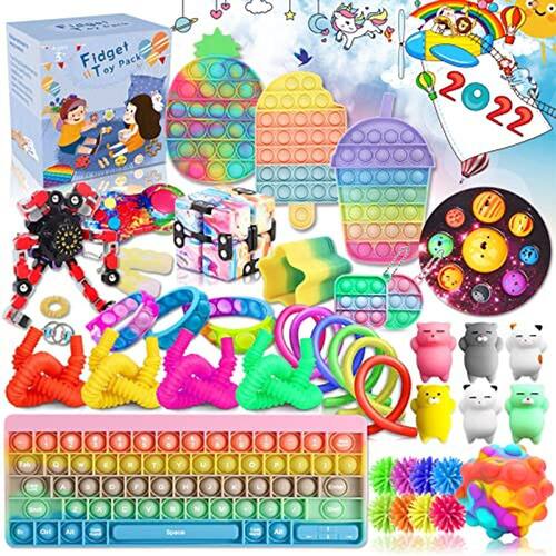 Popit Fidget Toys, Fidgets Fidget Toy Packs Fidget Ring, Fidget Pack Cheap , Fidgets for Girls