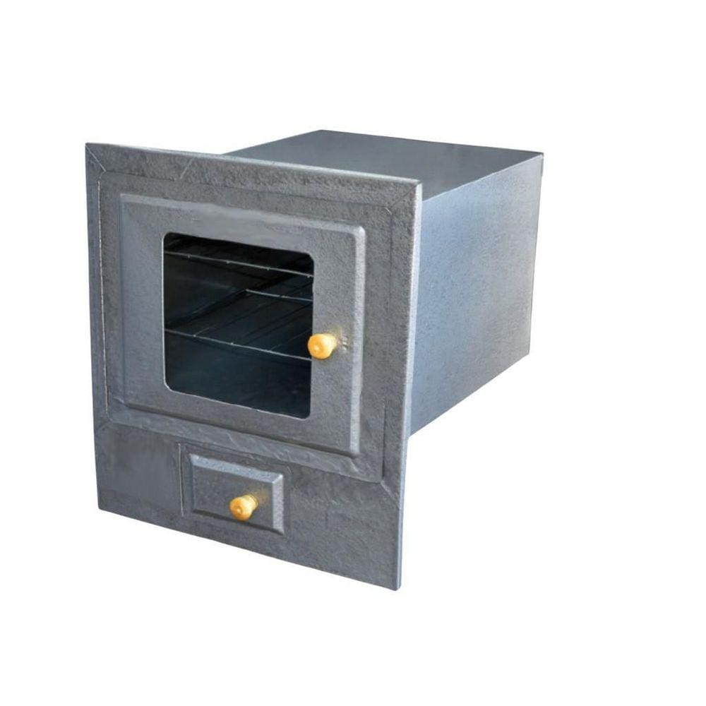 Forno Fogão A Lenha Com Cinzeiro Frente De Vidro N°4 Dragão