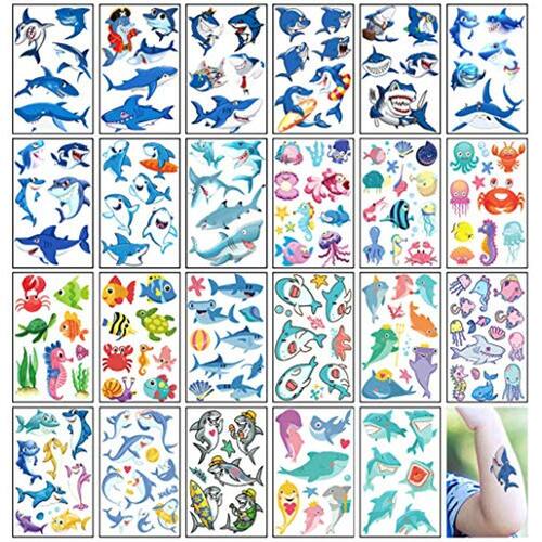 Tatuagens Tempor rias De Tubar o Para Crian as Golfinhos Do Oceano tatuagens-tempor-rias-de-tubar-o-para-crian-as-golfinhos-do-oceano