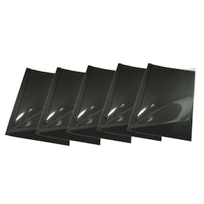 Kit 5 Capas Encadernação Térmica Até 350 Folhas A4 Preta