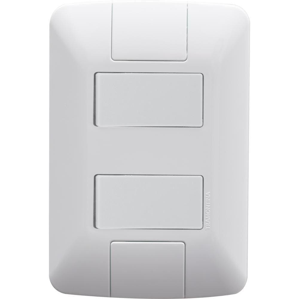 Conjunto 4X2 Com 1 Interruptor Simples 6 A 250 V