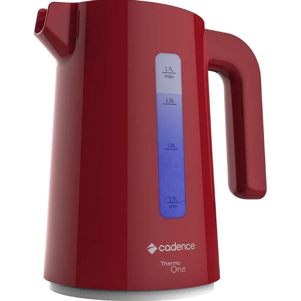 Chaleira Elétrica Colors 1.7L Vermelha CEL381 127V Cadence