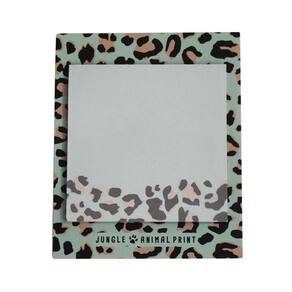 Bloco Adesivo Le Decorado Animal Print com 04 Blocos de 30 Folhas Cada 7,6x7,6cm