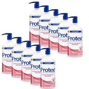 Kit 10 Sabonetes Líquido Protex Balance Para Mãos 1l