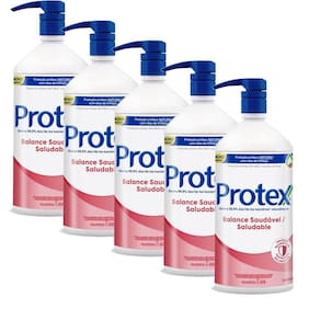 Kit 5 Sabonetes Líquido Protex Balance Para Mãos 1l