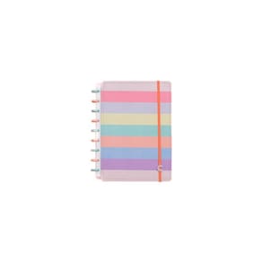 Caderno Inteligente Arco Ìris Pastel Tamanho Médio 80 Folhas