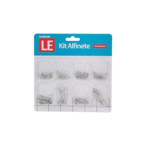 Kit Alfinete de Segurança Mix Le com 160 Unidades Prata
