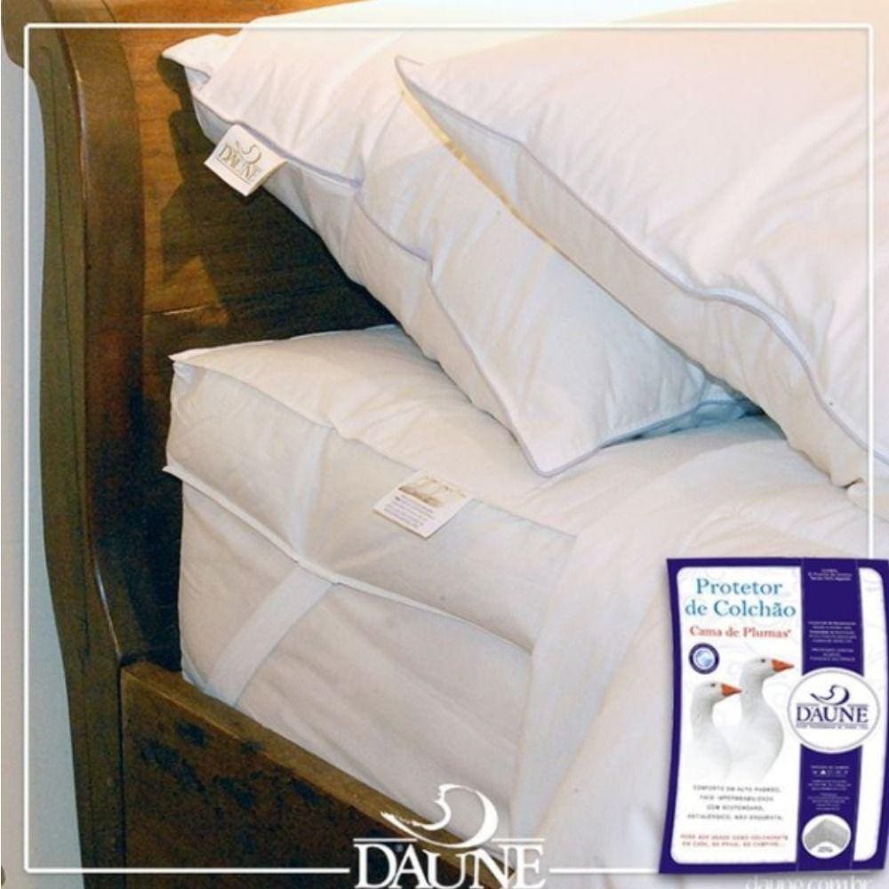 Pillow Top 15% Plumas 85% Penas De Ganso 200x160cm - Daune