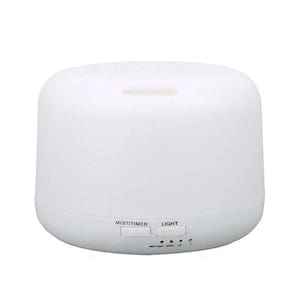 Difusor Elétrico Aroma Ultrassônico Com Led 300 Ml Branco