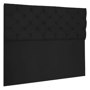 Cabeceira Capitonê Queen 1,60m Jade Suede Preto