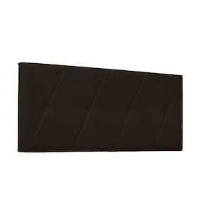 Cabeceira Aquilla Cama Box Solteiro 90Cm Corino Marrom