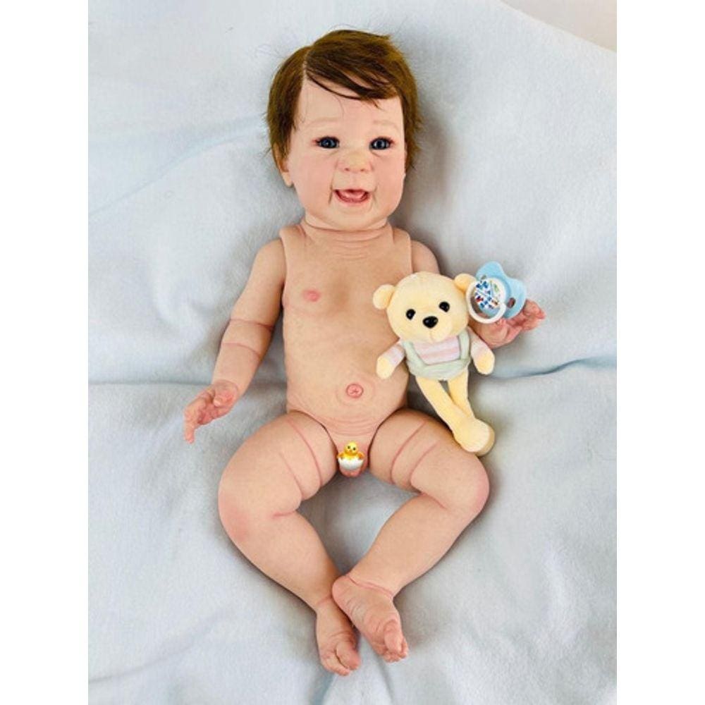 Bebe Reborn Japonês Menino Silicone Super Realista