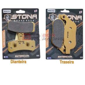 Jogo pastilha freio Stona Sint D/T Harley FXSBSE 1802 2014