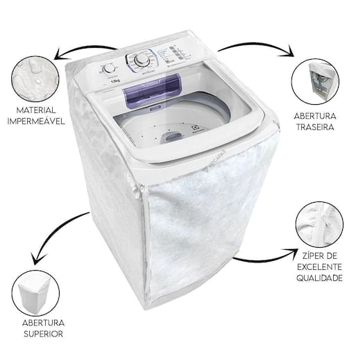 Capa Maquina De Lavar Brastemp 12kg Bwk Casas Bahia