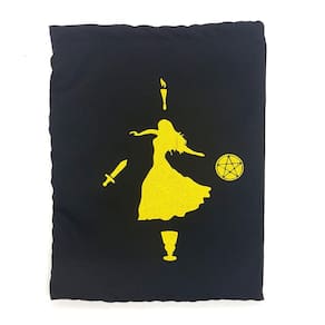 Bolsa para Tarô e Oráculo Bolsa Cigana em Seda 15x20cm