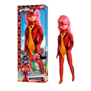 Boneca Miraculous Ladybug Boneco Cat Noir Figura Articuladas