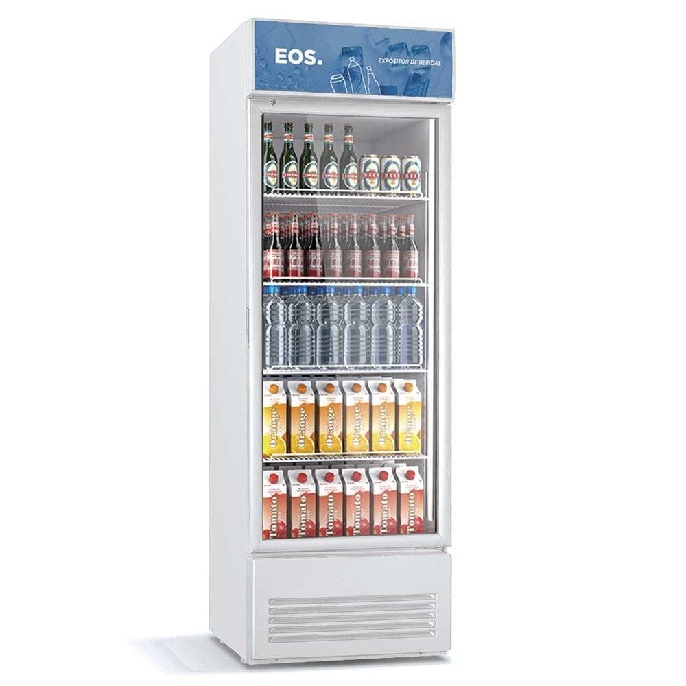 Refrigerador Expositor Vertical EOS 338L EEV400B Branco 110V