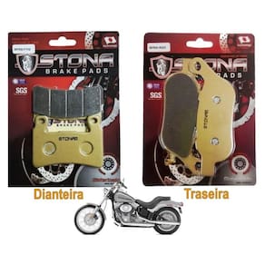 Jogo pastilha freio D/T FXST HD Softail Standard 1584 15-17