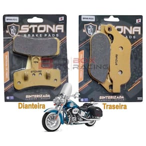 Kit pastilha freio D/T FLSTNSE CVO Softail Deluxe 1802 2014+