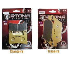 Kit pastilha freio Stona D/T FLSTF/FLSTFB Fat Boy 1690 2015