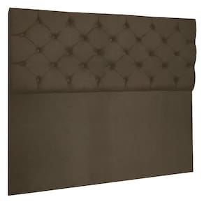 Cabeceira Capitonê Casal 1,40m Jade Suede Marrom