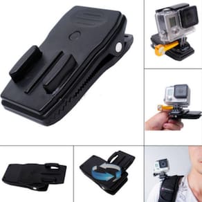 Presilha Grampo Quick Clip 360graus para Câmeras GoPro SJCam