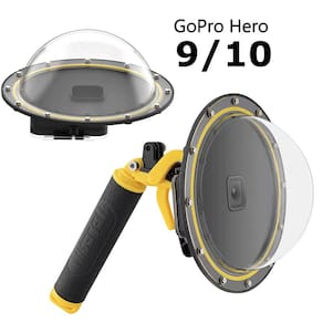 Dome 6` Telesin com estanque, bastão e  gatilho GoPro 9 e 10