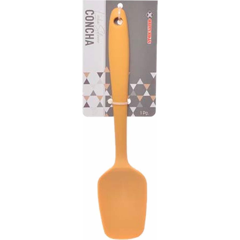 Espátula Colher Silicone 21cm Pequena Mini Color Reforçada