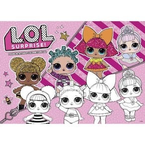 Lol Surprise! - Prancheta Para Colorir Especial