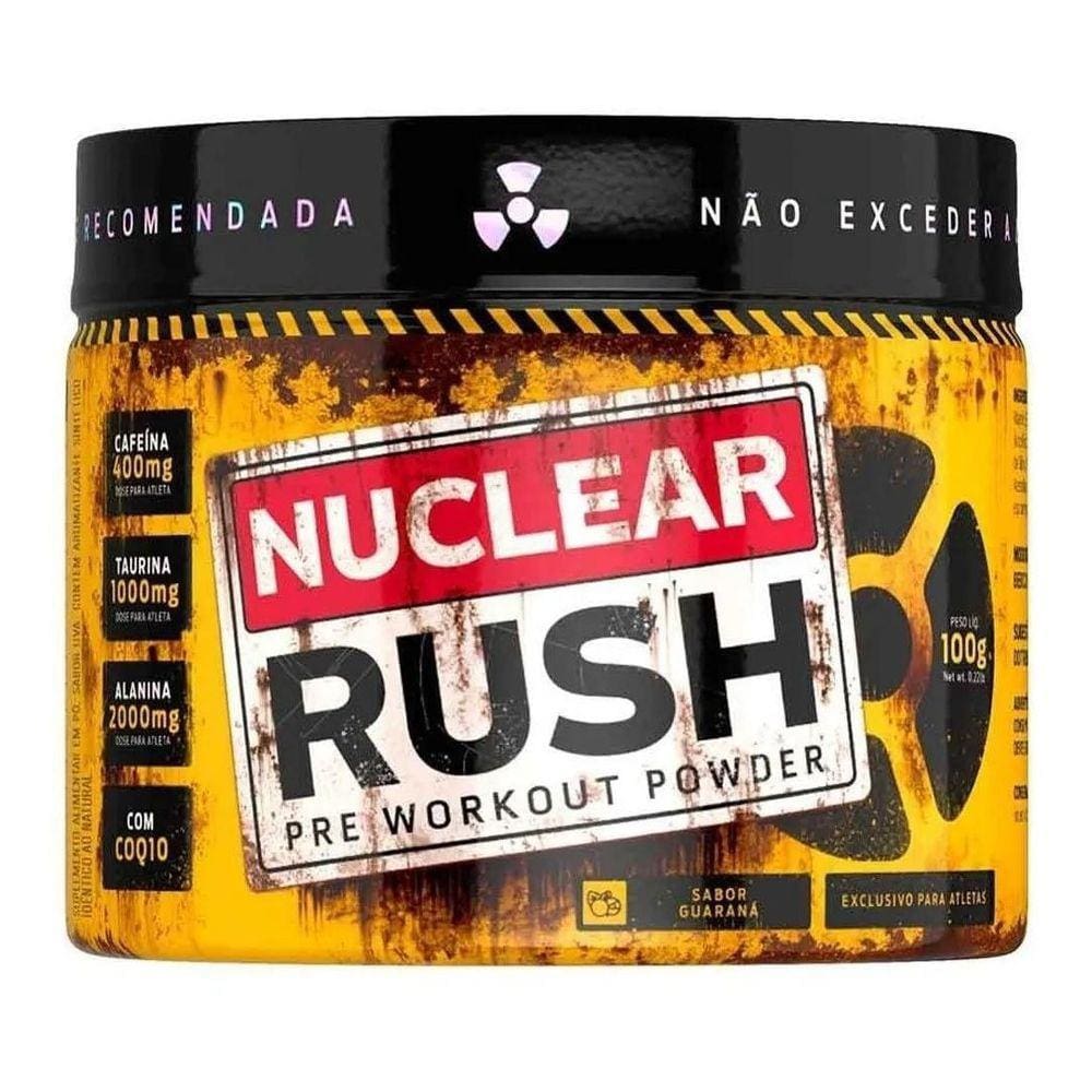 Kit 3X Nuclear Rush 100G Sabor Guarana