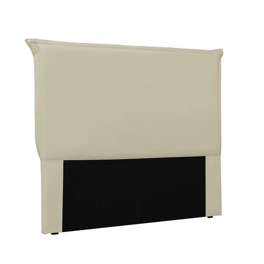 Cabeceira Garden Cama Box King 195 Cm Corino Bege