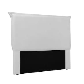 Cabeceira Garden Cama Box Solteiro 90Cm Corino Branco