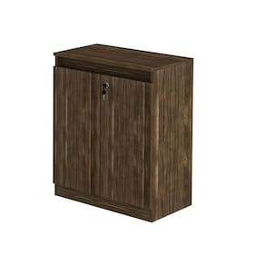 Balcão Para Escritório 2 Portas Me4149 Nogal