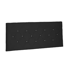 Cabeceira Painel Tânia King 195cm Suede Preto