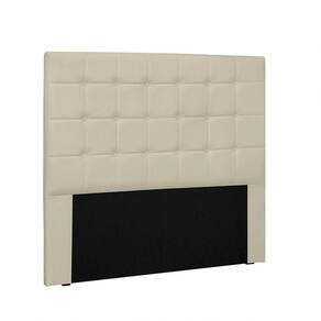 Cabeceira Verona Cama Box King 195 Cm Corino Bege