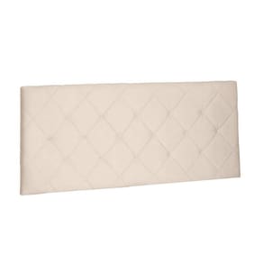 Cabeceira Painel Tânia King 195cm Suede Bege