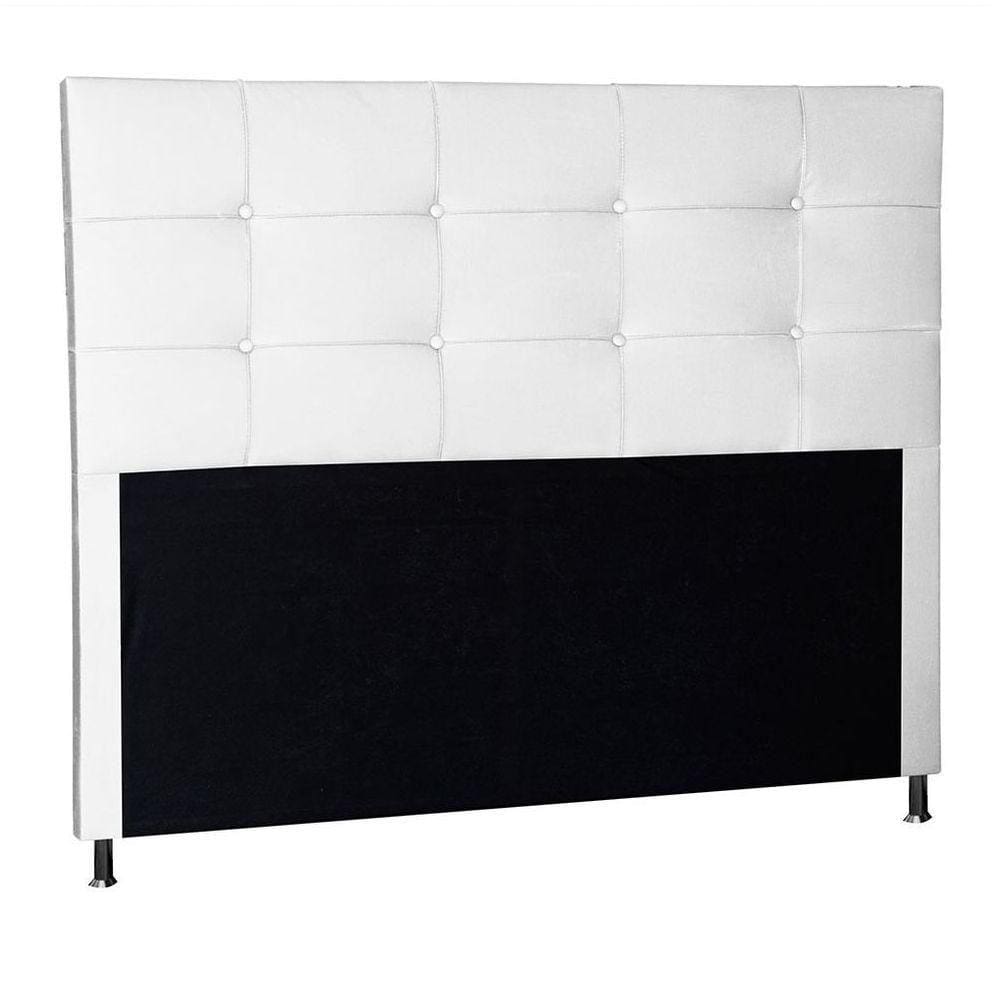 Cabeceira King 1,95m Roma Corano Branco - Pallazio