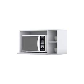 Nicho Aéreo 80cm para Micro-ondas Americana Henn - Branco HP Fosco