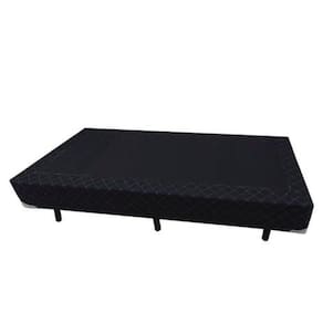 Base Box Blindado Solteiro AColchoes Sintético Marrom 40x88x188