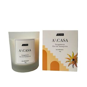Vela Perfumada A\CASA Bergamota e Flor de Laranjeira 190g