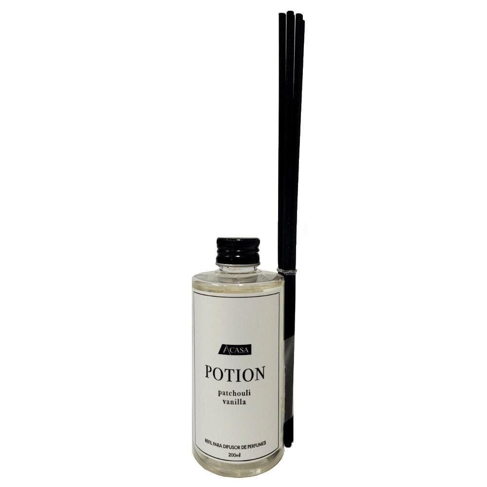 Refil para Difusor de Perfumes Potion Patchouli e Vanilla 200ml - A\\CASA