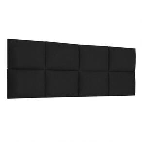 Cabeceira Painel Modulada King 1,95m Lorena Suede Preto