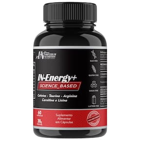IN-Energy+ (Cafeína, Taurina, Arginina, L-Carnitina e Lisina com 60 Cápsulas) Imperium Nutrition