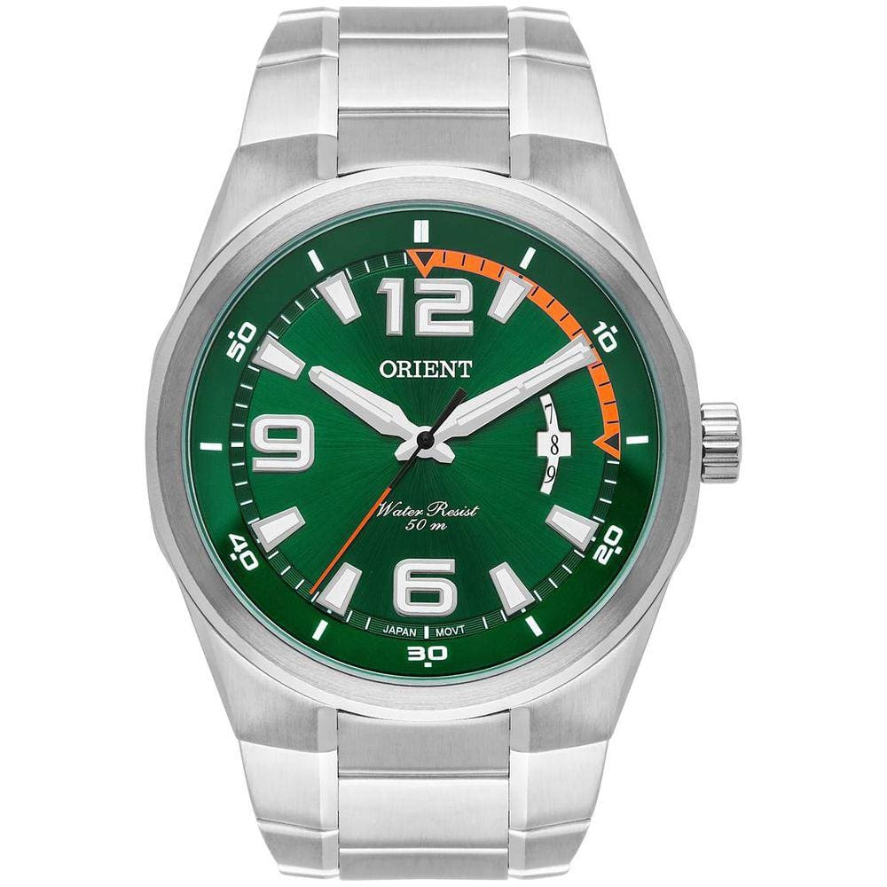 Relógio Orient Masculino Ref: Mbss1429 E2sx Casual Prateado