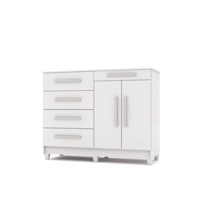 Cômoda Sapateira Sirius 5 gavetas 2 portas - Vila Rica