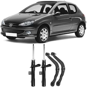 Amortecedor + Bandeja Peugeot 206 Dianteiro 1998 Até 2010 O Par